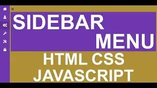 Sidebar Menu JavaScript