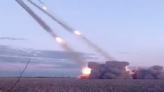 the Russian Uragan MLRS in ukraine. | ukraine war footage 2022