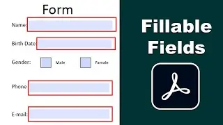 How to Add Fillable Fields in PDF using Adobe Acrobat Pro 2020
