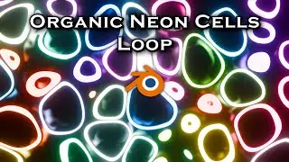 Organic Neon Cells Loop Using Voronoi Textures - Blender Tutorial