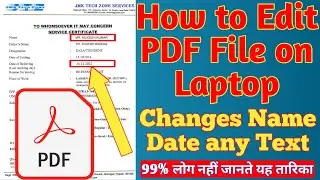 How to edit pdf file on laptop free