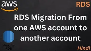 AWS RDS mysql db instance migration from one aws account to another aws accoun #rds #migration #aws