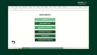 Excel Investments Template 3D