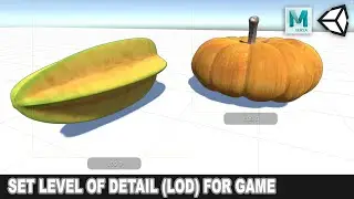 Create Level of Detail (LOD) for Model in Unity and Maya