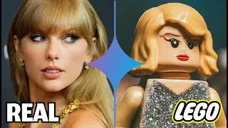 AI generates FAMOUS SINGERS in LEGO...