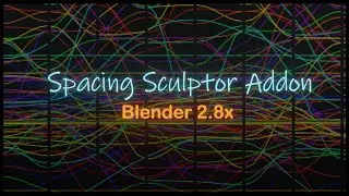 Spacing Sculptor Addon - Blender 2.81