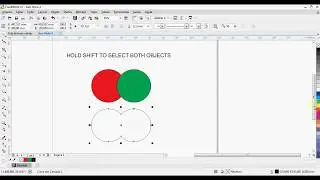 [QUICK TUTORIAL] How to make a border around 2 objects in Corel Draw X7