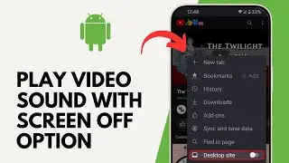 How to Play Video Sound with Screen Off Option not Showing