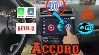 2003-2007 Honda Accord How to remove the radio Install apple carplay android auto Xtrons