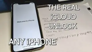 The Real iCloud Unlock iPhone 6,7,8,X,11,12,13,14,15 Any iOS