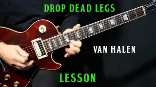 how to play "Drop Dead Legs" on guitar by Van Halen | rhythm guitar lesson