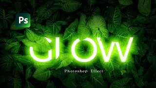 CREATE a GLOWING TEXT EFFECT in Photoshop Like a Pro!