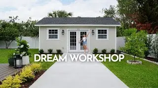 Turning a Tuff Shed into my DREAM WORKSHOP!!