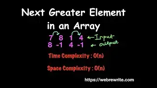 Next Greater Element using Stack | Next Greater in Array | Programming Tutorials