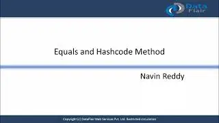 Java Equals and Hashcode Method