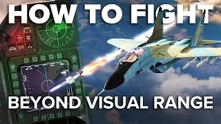 How To Fight Beyond Visual Range (BVR) F-16 Viper VS MiG-29 Beginner's Guide Tutorial | DCS World