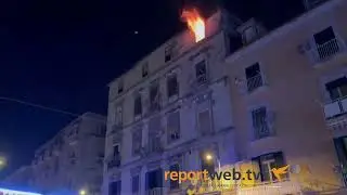 Castellammare di Stabia   Incendio appartamento a via Brin   Le prime immagini