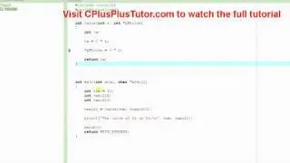 C Programming Tutorial # 26 - Passing Pointers to Functions - Part 3 [HD]x