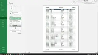 How To Print from Excel