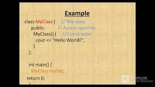 Constructors in C++||Object Oriented Programming|| BJM Tech