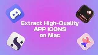 How to Extract HIGH QUALITY App Icons from ANY Mac App!