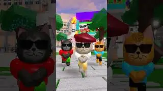 коты бомжи стали богатыми в роблокс #Shorts #roblox #роблокс #анимация