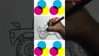 HOW TO DRAW EASY MONSTER TRUCK DRAWING! MONSTER TRUCK DRAWING TUTORIAL! MONSTER TRUCK DRAWING GUIDE!