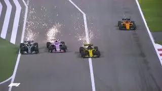 Hamilton's Triple Bahrain Overtake | F1 Best Overtakes of 2018