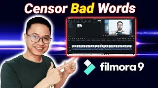 Filmora 9.3 Tutorial| How to CENSOR BAD WORDS in Your Video