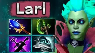 Ларл на Дес Профет разваливает по всей карте! - Larl Death Prophet 7.35 DOTA 2