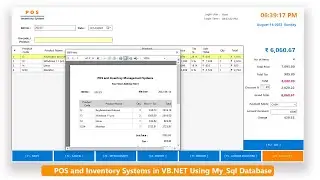 POS and Inventory Management System in VB.NET and MySql database | VB.NET Tutorial