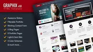 Graphix HTML Template | Themeforest Website Templates and Themes