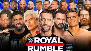 WWE Royal Rumble 2024 Full Match  WWE 30  Men Royal Rumble 2024 Full Match WWE Royal 2024 Highlights