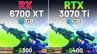 RX 6700 XT vs RTX 3070 Ti - Test in 12 Games in 2024