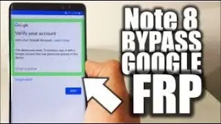 Cómo Quitar Cuenta Google Samsung N950U / Samsung Galaxy Note 8 Android 8 Sin PC | FRP Bypass