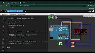 seven segment display   Wokwi ESP32, STM32, Arduino Simulator   Google Chrome 2024 03 21 11 48 07