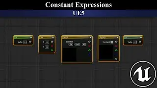 UE5: Materials (Ep.2 Constant Expressions)