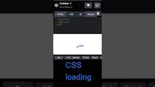 css loading animation