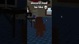 Discord mod be like 💀 #roblox #funny #coems #viral