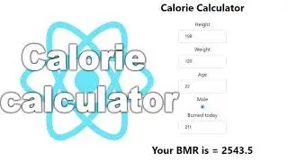 Creating a Calorie Calculator with React using Hooks