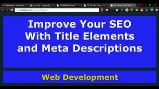 Improve SEO with Title Tags and Meta Description