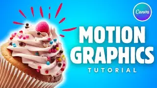 Motion Graphics Tutorial in Canva - Create Food Video Ads in Canva