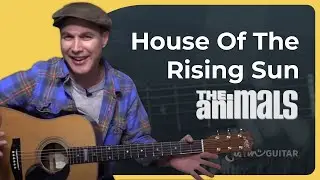 House of the Rising Sun by The Animals | Easy Guitar Lesson