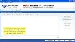 How to add bates Number to PDF