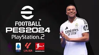 PES 2025 (PS2) PlayStation 2 Iso Summer Transfers & New Kits 2024-2025