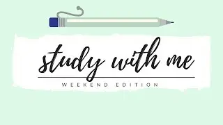 Study With Me on the Weekend | Chemistry, Math & Biology | studytee