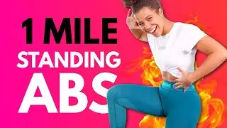 Standing Only 6 Pack Abs Workout | FAST 1 Mile