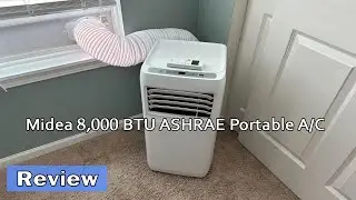 Midea 8,000 BTU ASHRAE Portable Air Conditioner Review