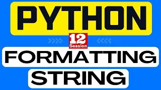 12. Python Tutorial - String Formatting in Python | Python Programming Full Course 2022 | APIPOTHI