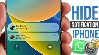 How To Hide Notifications On iPhone Lock Screen | iPhone Hide Notifications Content Lock Screen |